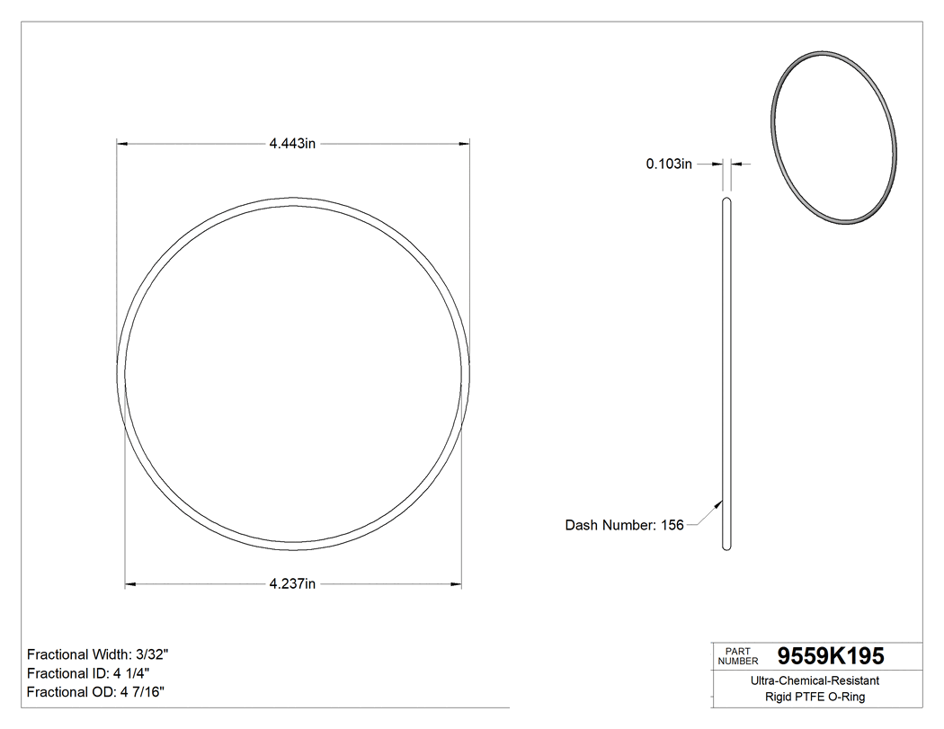 Technical drawing - 9559K195